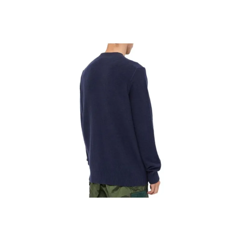 STONE ISLAND 523D2 Soft Cotton With Mix Fabric Knit Sweater-3