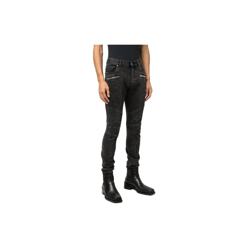 BALMAIN Slim fit Biker Jeans-3