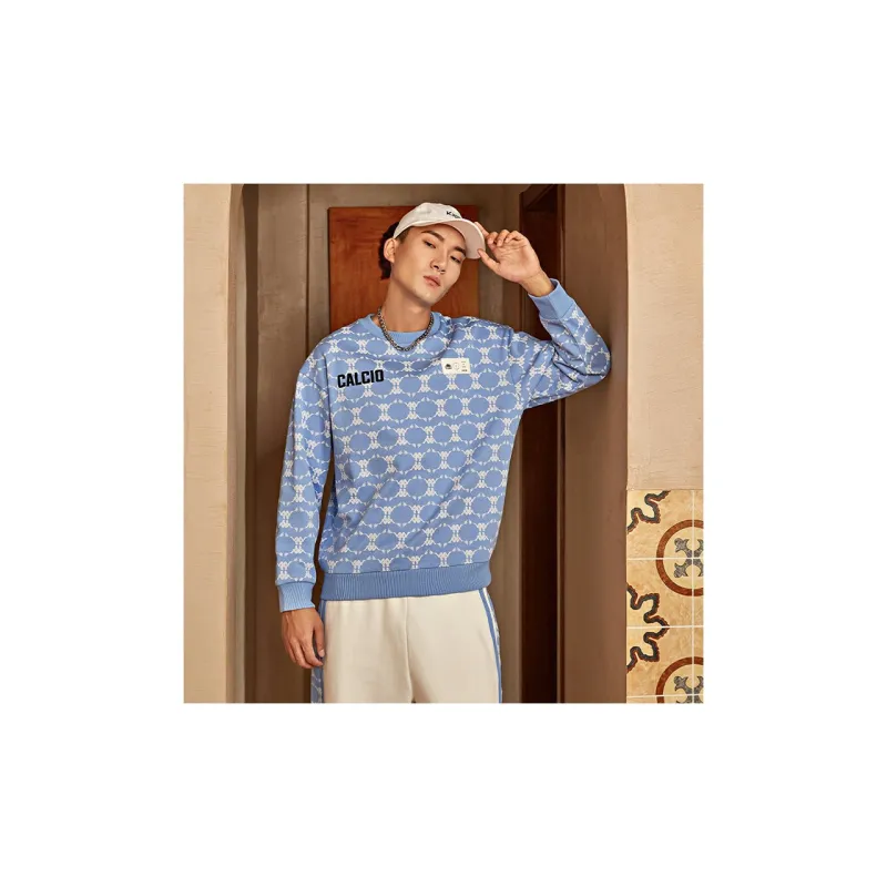 Kappa Crew Neck Sweatshirt Fall And Winter Unisex-9