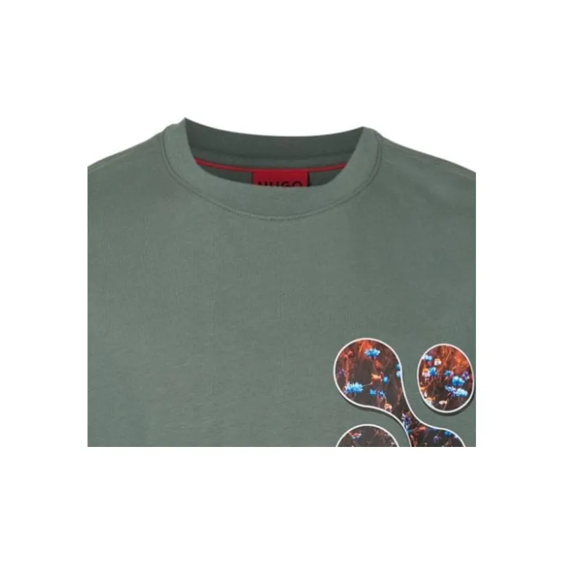 HUGO BOSS SS24 T Shirt Men's Sage Green-4