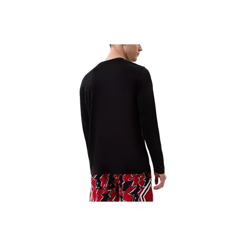 Nike Nba Chicago Bulls Practice Dri Fit Long Sleeve T shirt-3