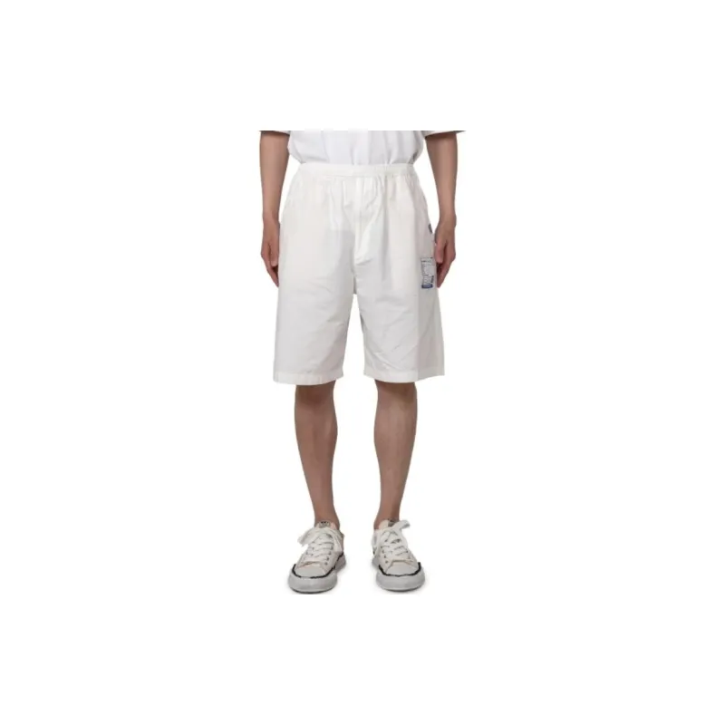 Maison Mihara Yasuhiro Typewriter Cloth Shorts Casual Shorts Men's White-2