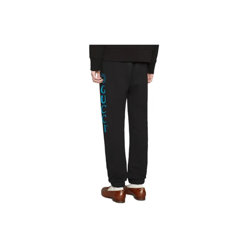 GUCCI Knitted Sweatpants Men's Black-3
