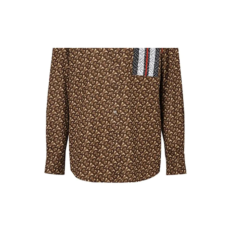Burberry Shirts Unisex Brown-5