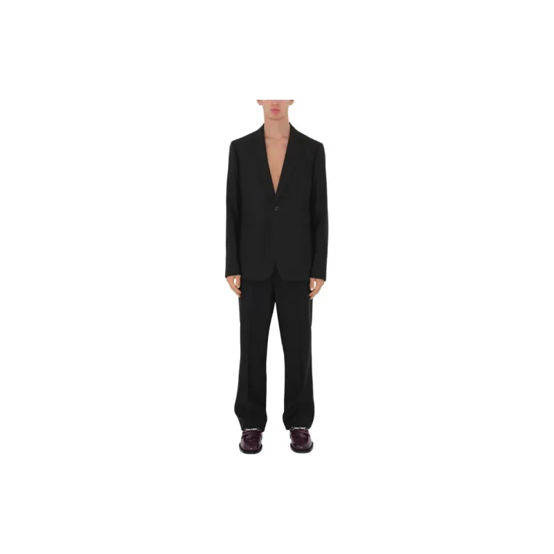 Burberry Single breasted Wool Blazer-2