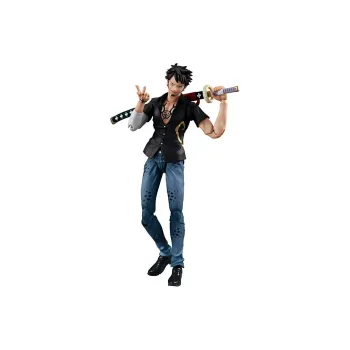 MegaHouse Trafalgar D. Water Law Variable Action Heroes Vah One Piece Ver.2 Action Figures
