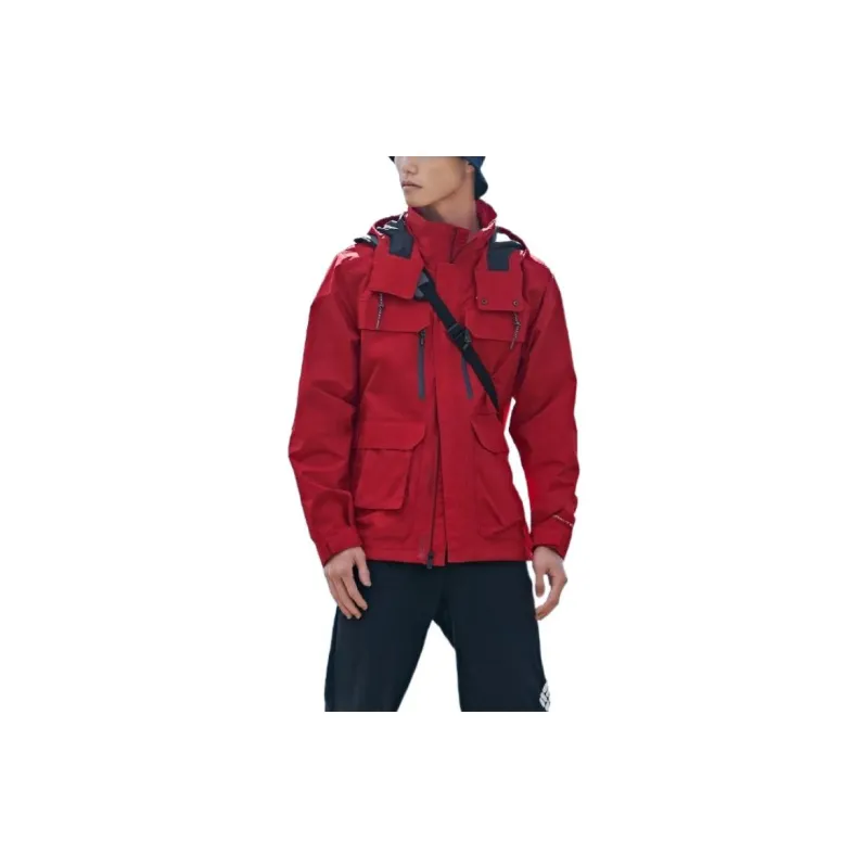 Columbia Moderate Single-Layer Windbreaker Jacket Spring And Autumn Men's Red-2
