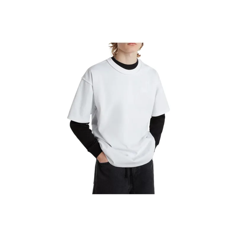 Vans Logo embroidered Cotton T shirt-4