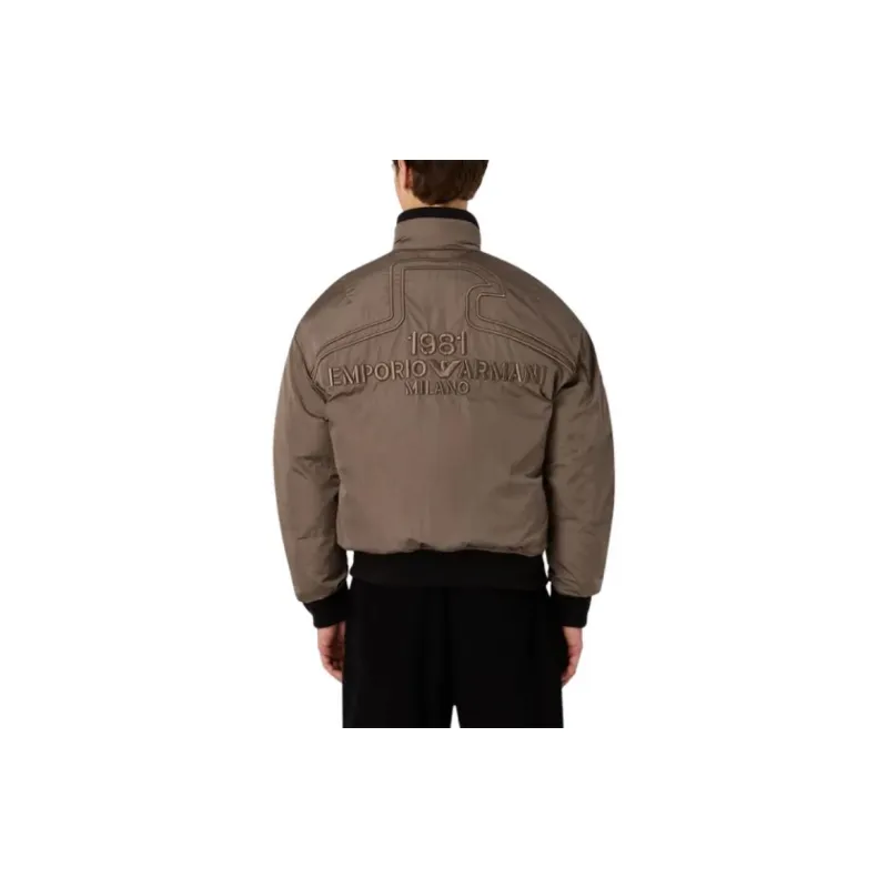 EMPORIO ARMANI FW23 Puffer Jacket Men's Brown-4