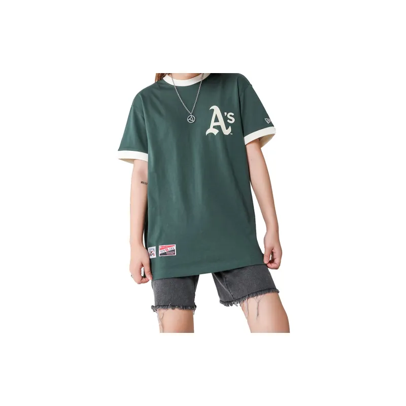 New Era T Shirt Unisex Dark Green-3