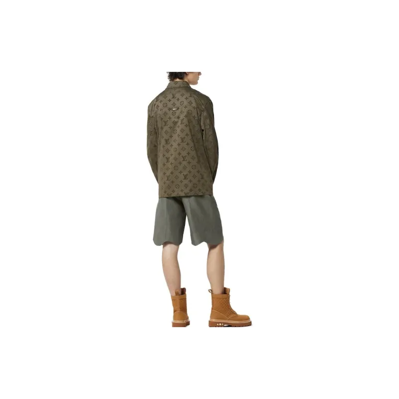LOUIS VUITTON Monogram Cotton Overshirt-2