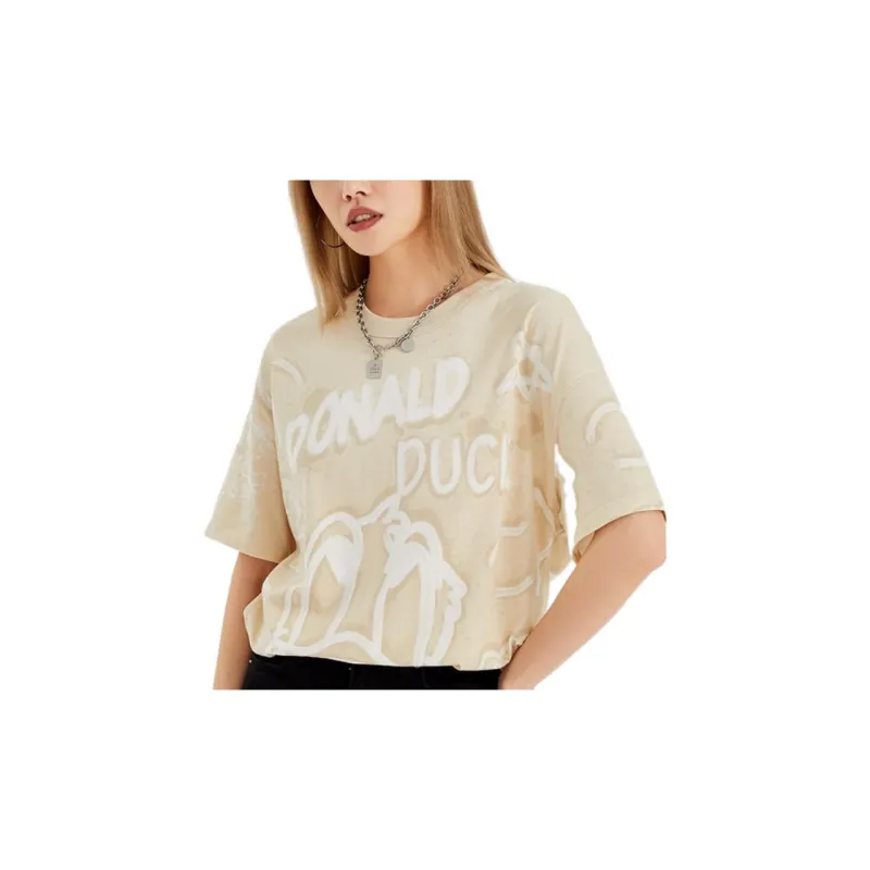 LiNing x Disney T Shirt Unisex Khaki-5