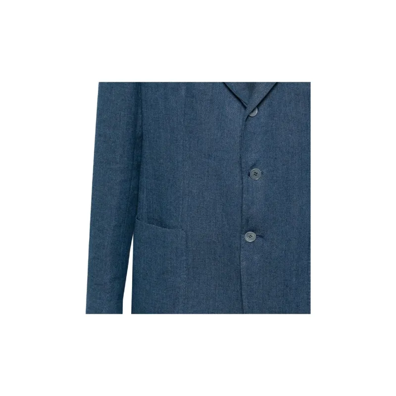 Loro Piana Single-breasted Washed-denim Blazer-3