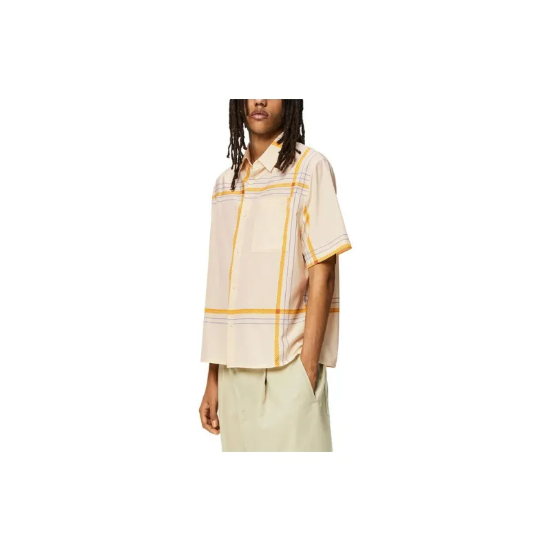 LOEWE Short Sleeve Check Shirt-2