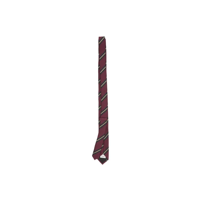 CELINE Thin Tie In CELINE Blason Silk Jacquard-1