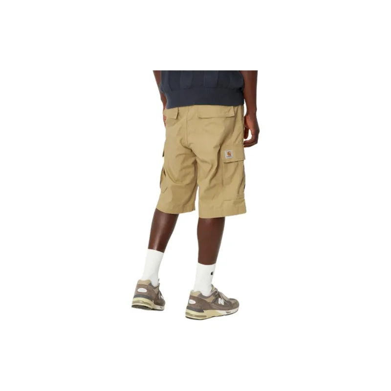 Carhartt WIP Logo Patch Knee Length Cargo Shorts-3