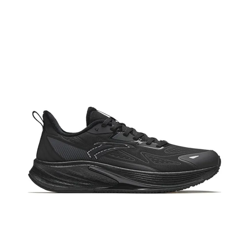 Anta Rocket 6.0 Wear-Resistant Coverage Rebound Low-Top Casual Running Shoes Men's Black Gray-1