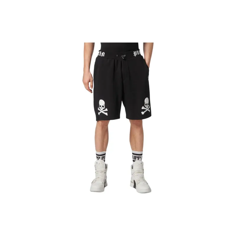 PHILIPP PLEIN Graphic print Track Shorts-2