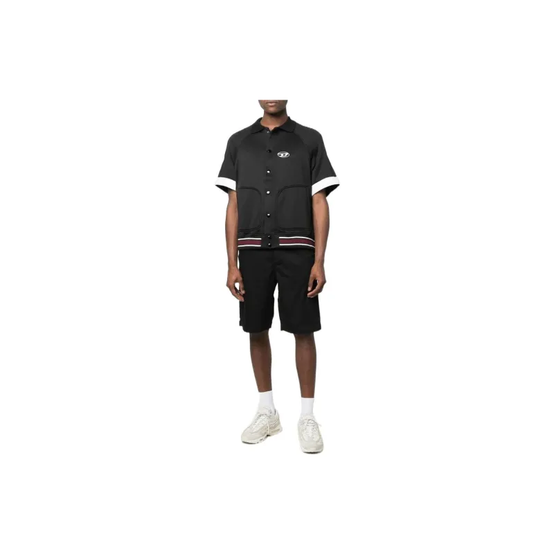 DIESEL Shirts Men Black-1