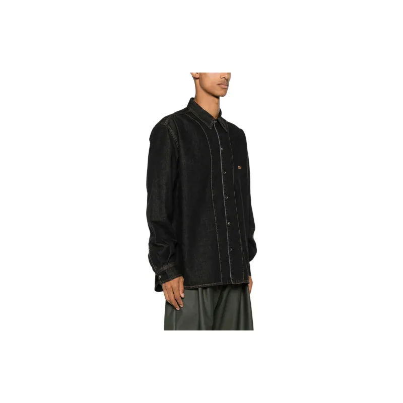 GCDS Wirdo Denim Shirt-3