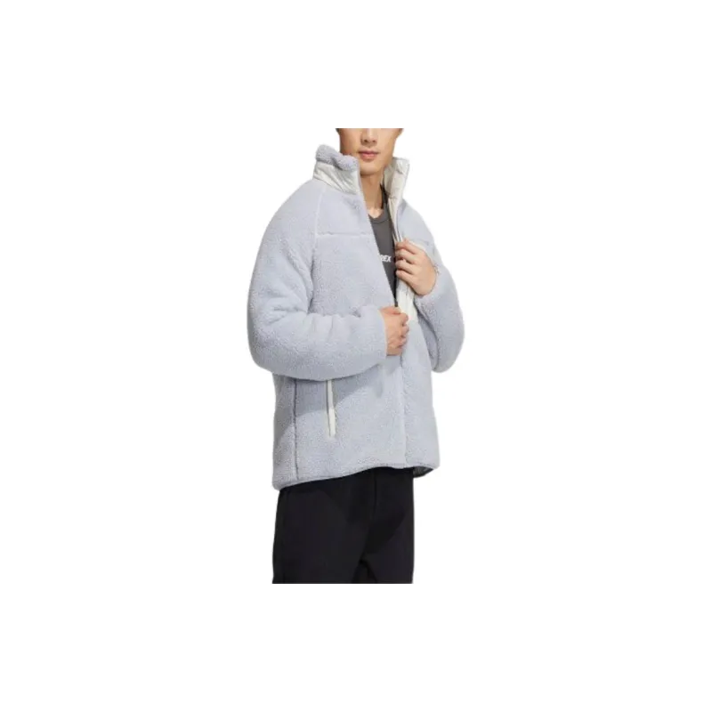 Adidas Velvet Jackets Men Blue-4