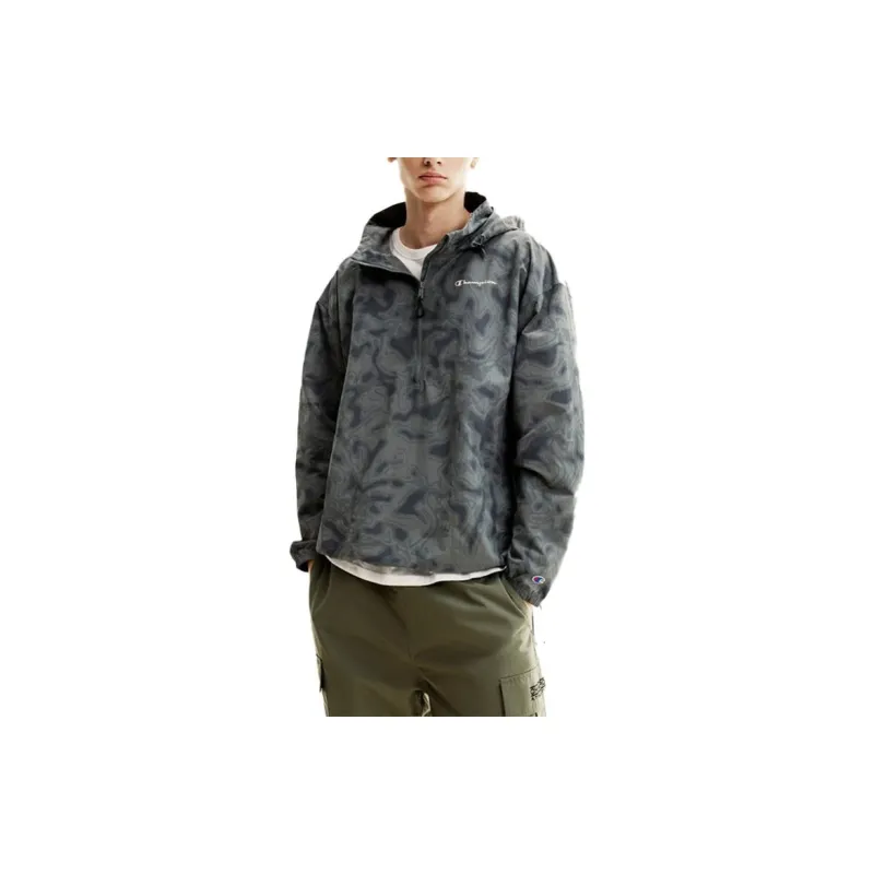 Champion Jackets Unisex Black Multicolor-2