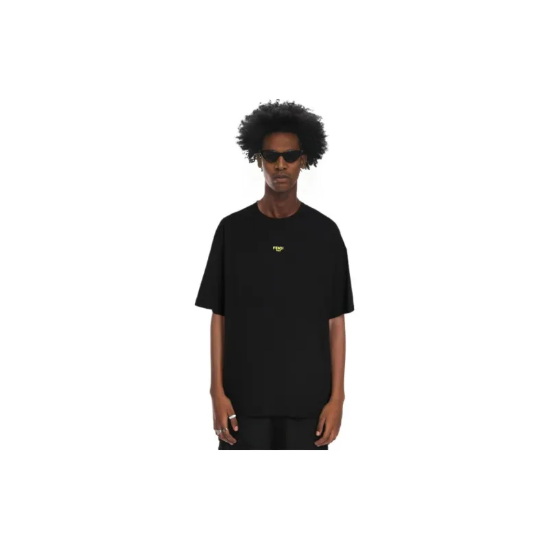 FENDI T Shirts Men Black-5