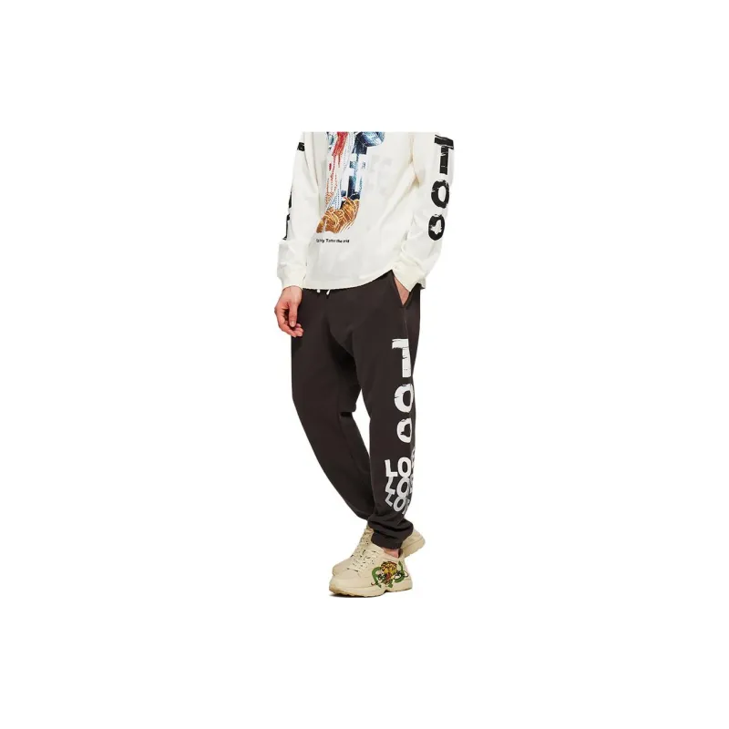 Ed Hardy Casual Pants Men Dark Marble E1PCM077-4