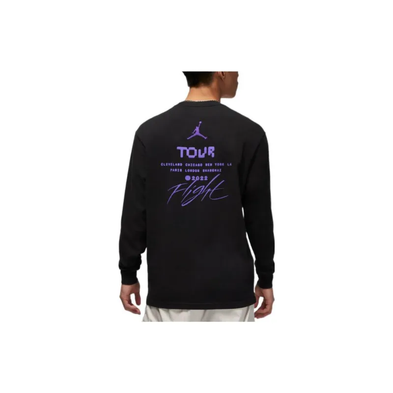 Jordan AS M J FLT HRTG 85 LS Sweatshirts Men Black-2