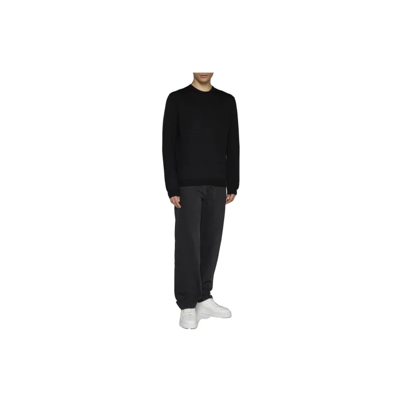 MALO Sweaters Men Black-1