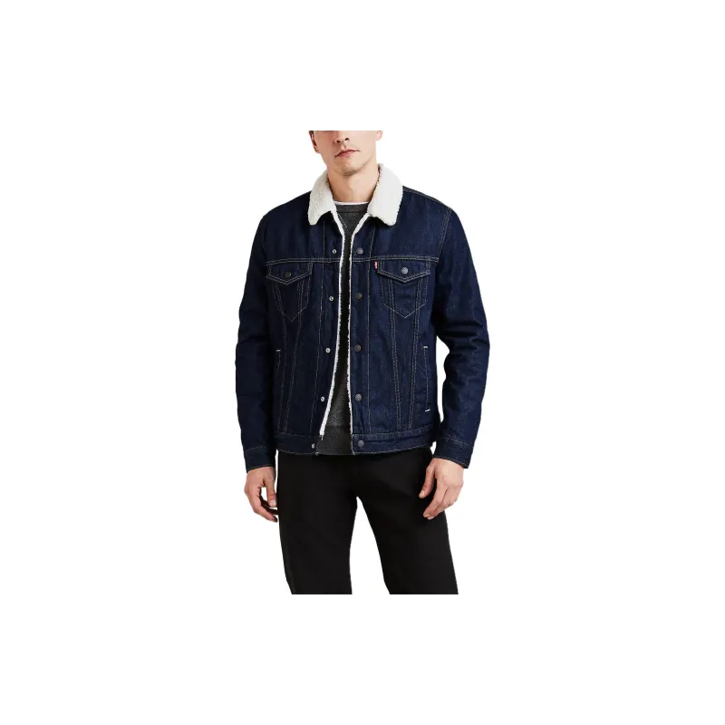 Levis Jackets Men Dark Blue-2