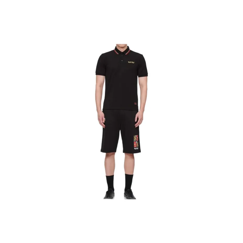 EVISU Polo Shirts Men Black-3