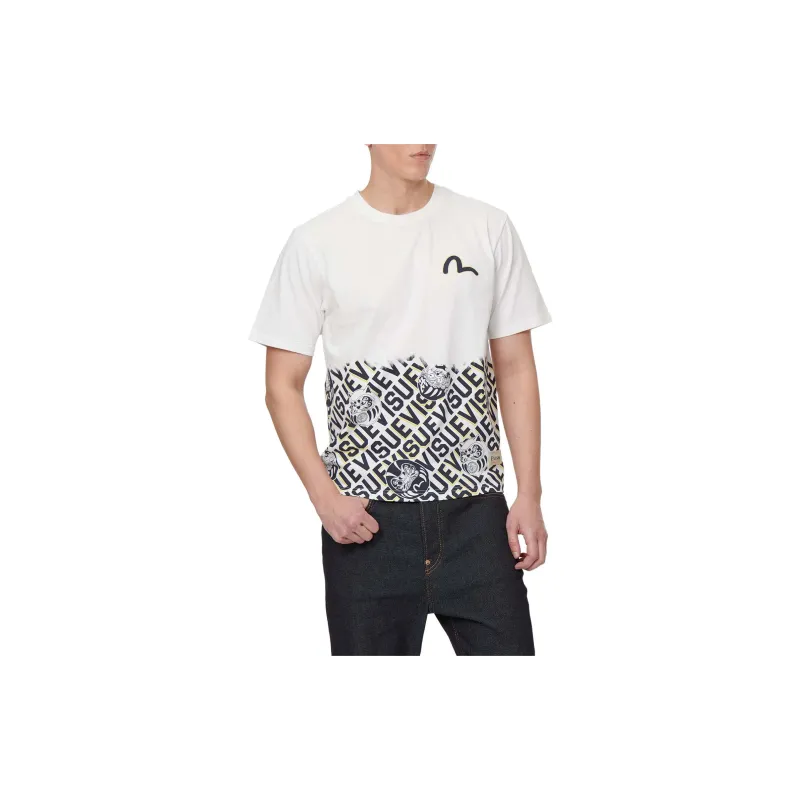 EVISU T-Shirts Men White-2