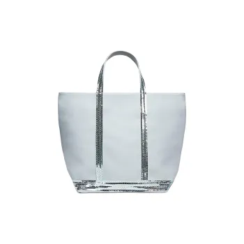 Vanessa Bruno Cotton Tote Bag, Shopping Bag, Shoulder Bag, Handbag Medium Size Women's Sky Blue