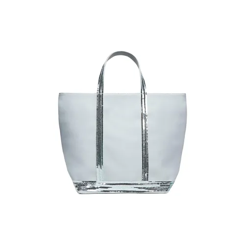 Vanessa Bruno Cotton Tote Bag, Shopping Bag, Shoulder Bag, Handbag Medium Size Women's Sky Blue
