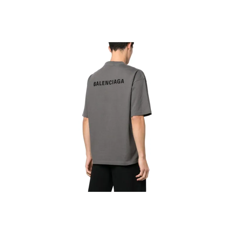 Balenciaga FW22 T Shirt Regular Fit Men's Gray-2
