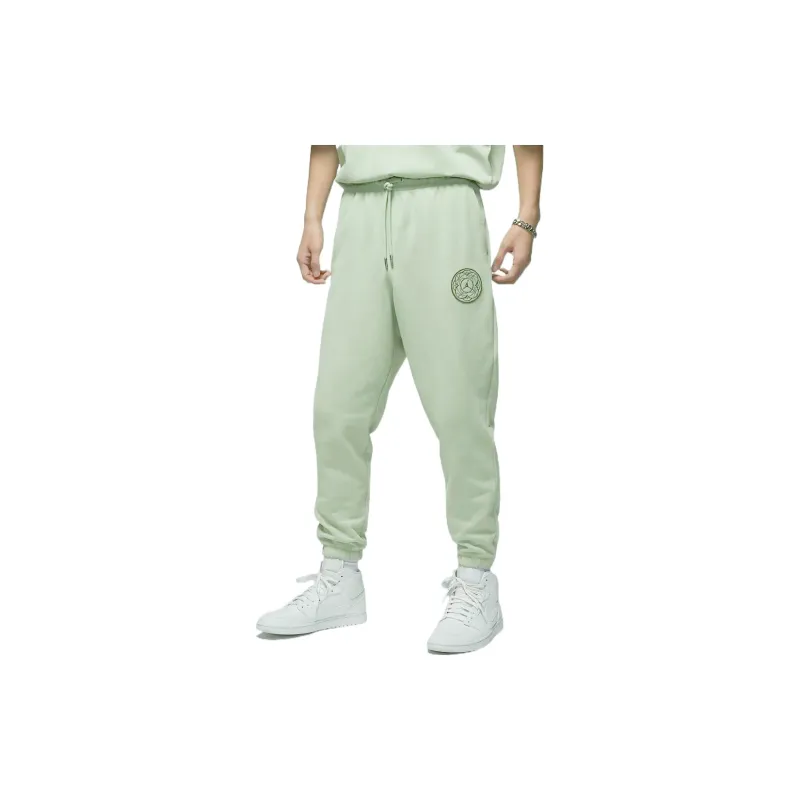 Jordan CNY Knitted Sweatpants Men Green-3