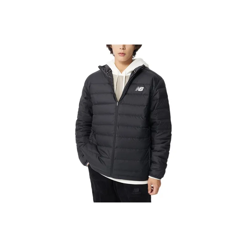 New Balance Athletics Woven Down Jackets Men Black-3