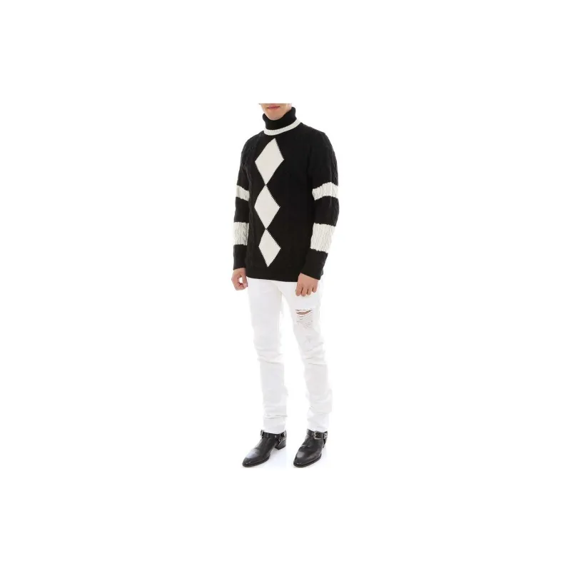 SAINT LAURENT Sweater Men's Black-3