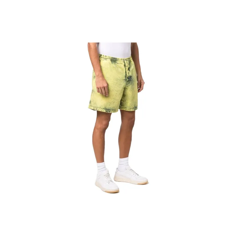 MARNI Denim Shorts Men Green-3