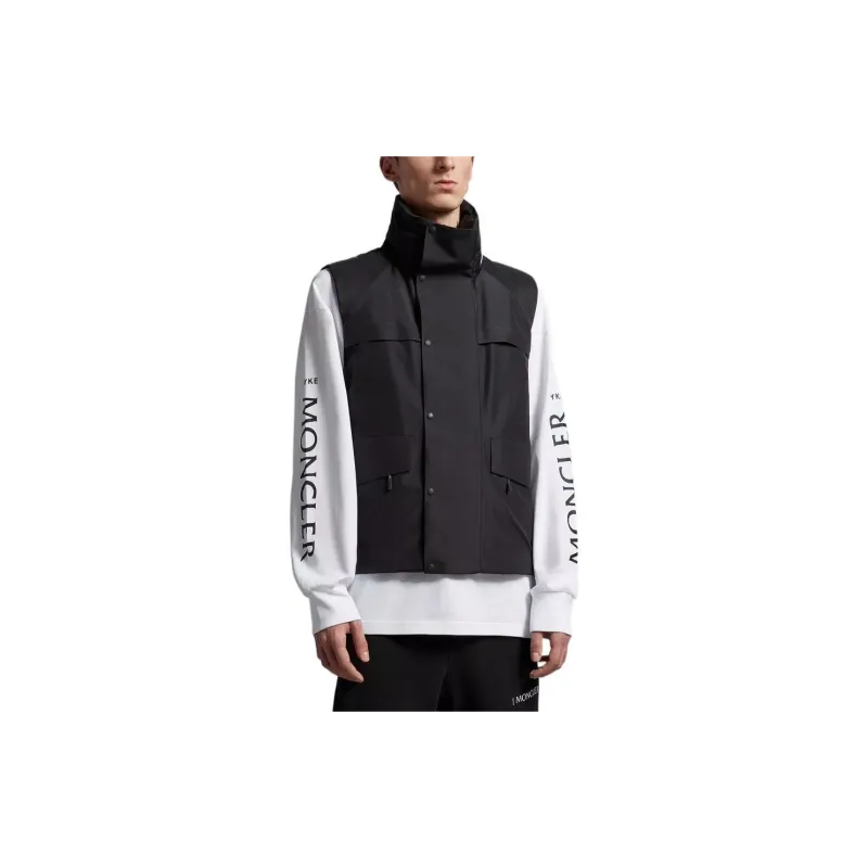 Moncler X Hyke Logo Detailed Zip-Up Padded Gilet-3