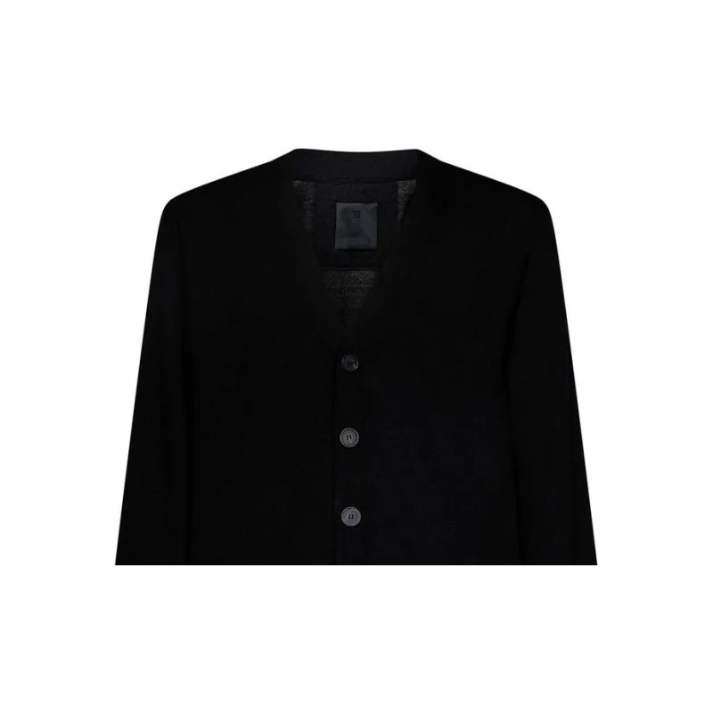 Givenchy Logo Intarsia Knit Cardigan-6
