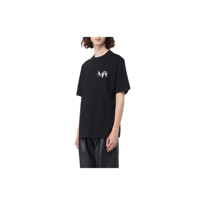 AMIRI Staggered Logo Tee-5