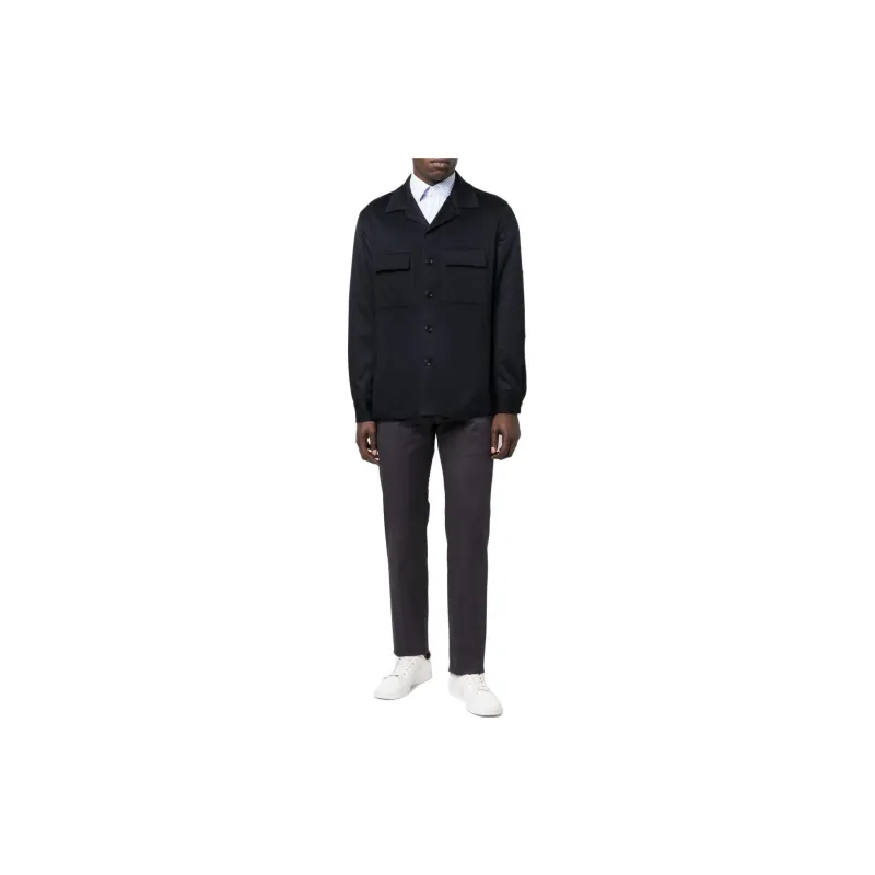Zzegna Mid rise Twill Chino Trousers-1