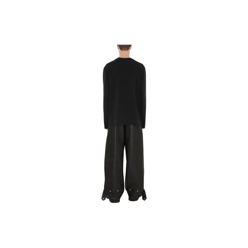 Burberry Logo appliqué Long sleeve T shirt-3