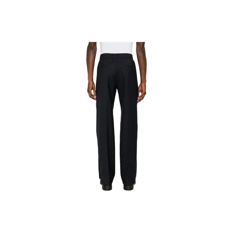 GUCCI Gg Supreme jacquard Straight Trousers-1