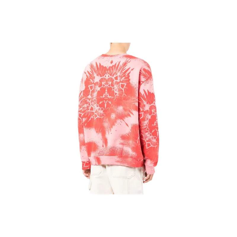 Marcelo Burlon Kaleidoscope Wings Print Cotton Sweatshirt-2