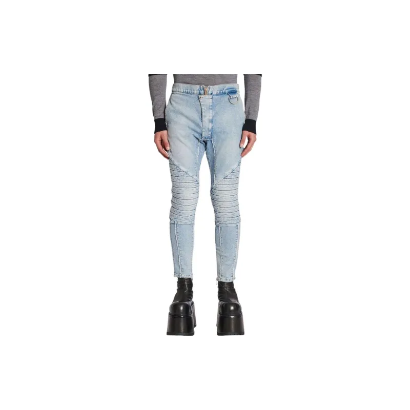 BALMAIN Jeans Men Light Blue-3