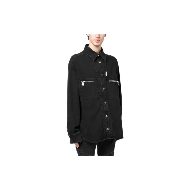 BALMAIN Zip pocket Shirt Jacket-3