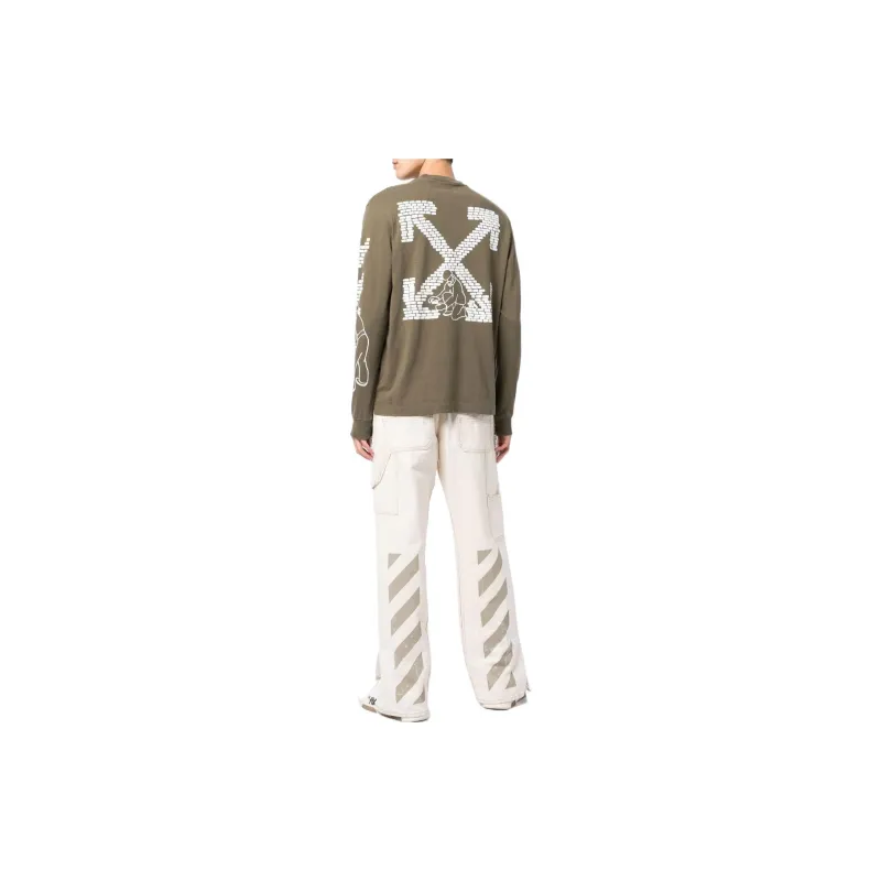 OFF WHITE Bricks Skate Long Sleeve T Shirt-1
